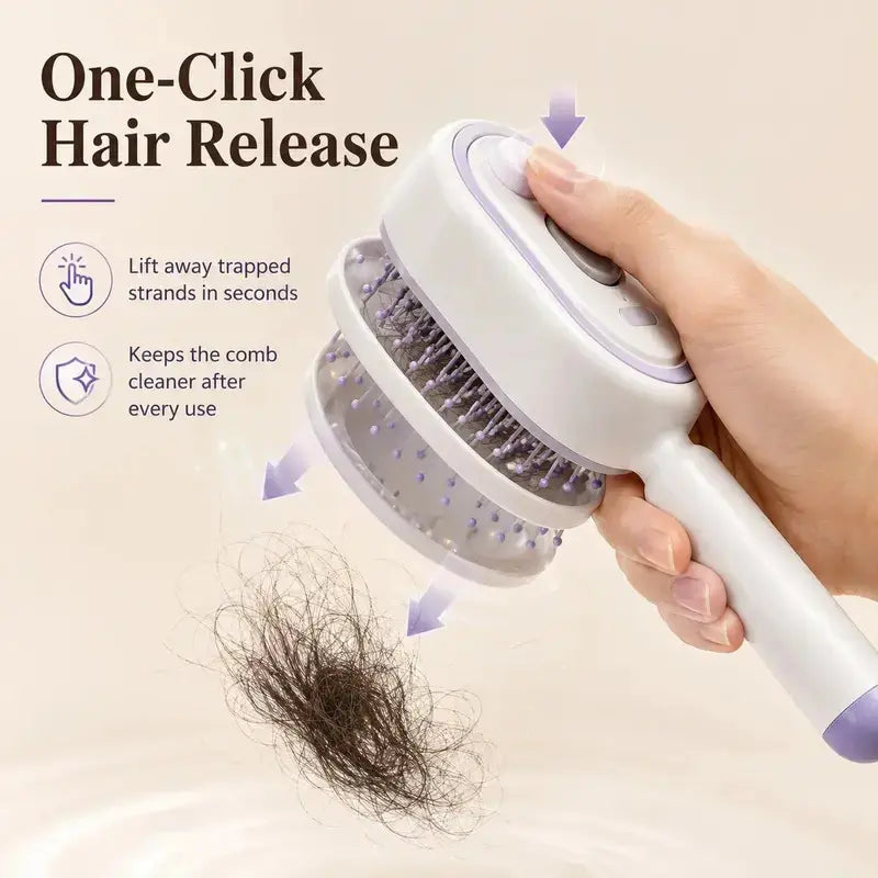 One-click hair release