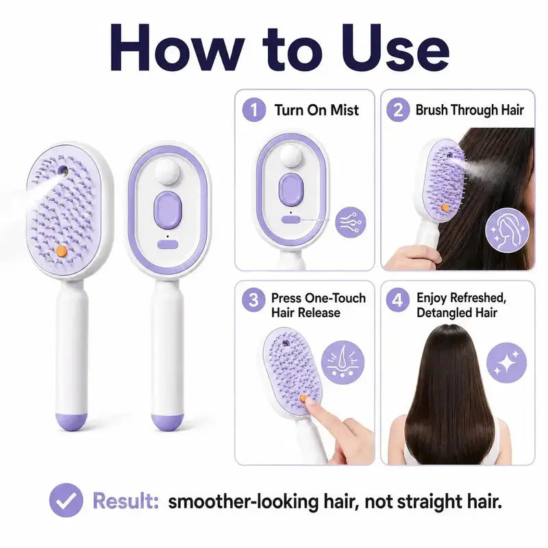 How to use the brush in four steps