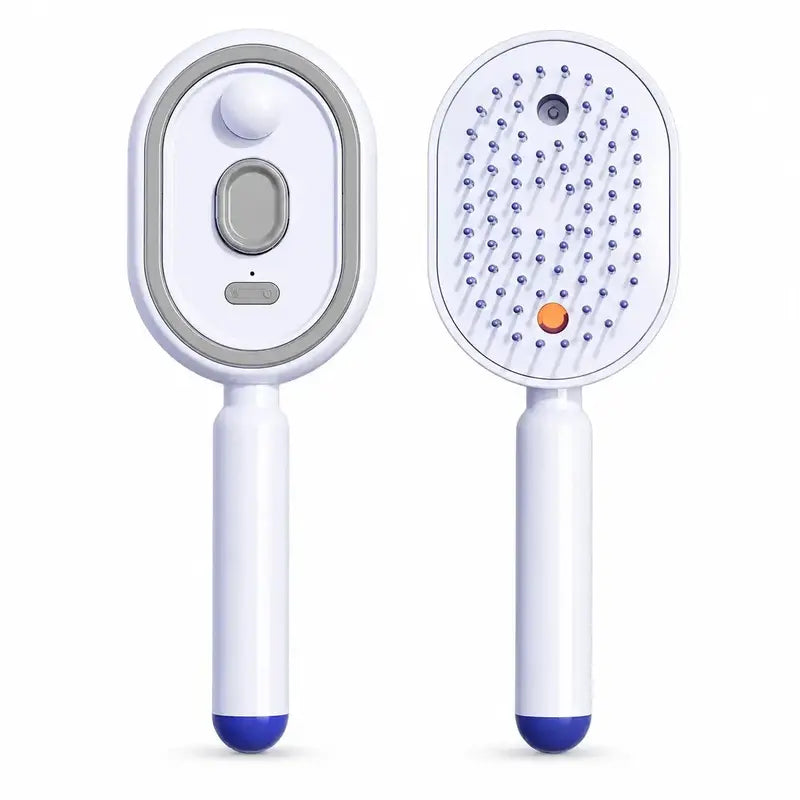 MistCare Detangling Brush with nano mist and red LED light